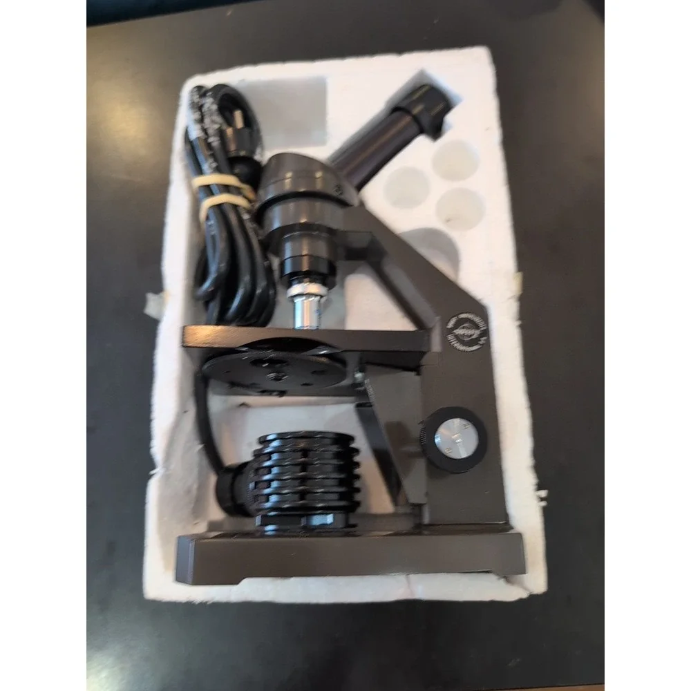 Swift Instruments Microscope With Objective 10 0.25 TESTED